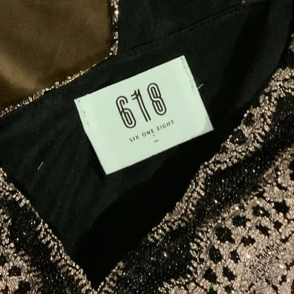 618 Pink Black M Dress Sparkly lined dress Wedding dress Party Date Balletcore - Picture 2 of 6